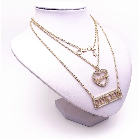 Halloween Love Charm Necklace Gift for Woman Men Stylish Zinc Chain - Picture 4 of 6